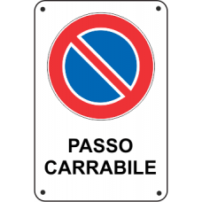 PPV04 passo carrabile